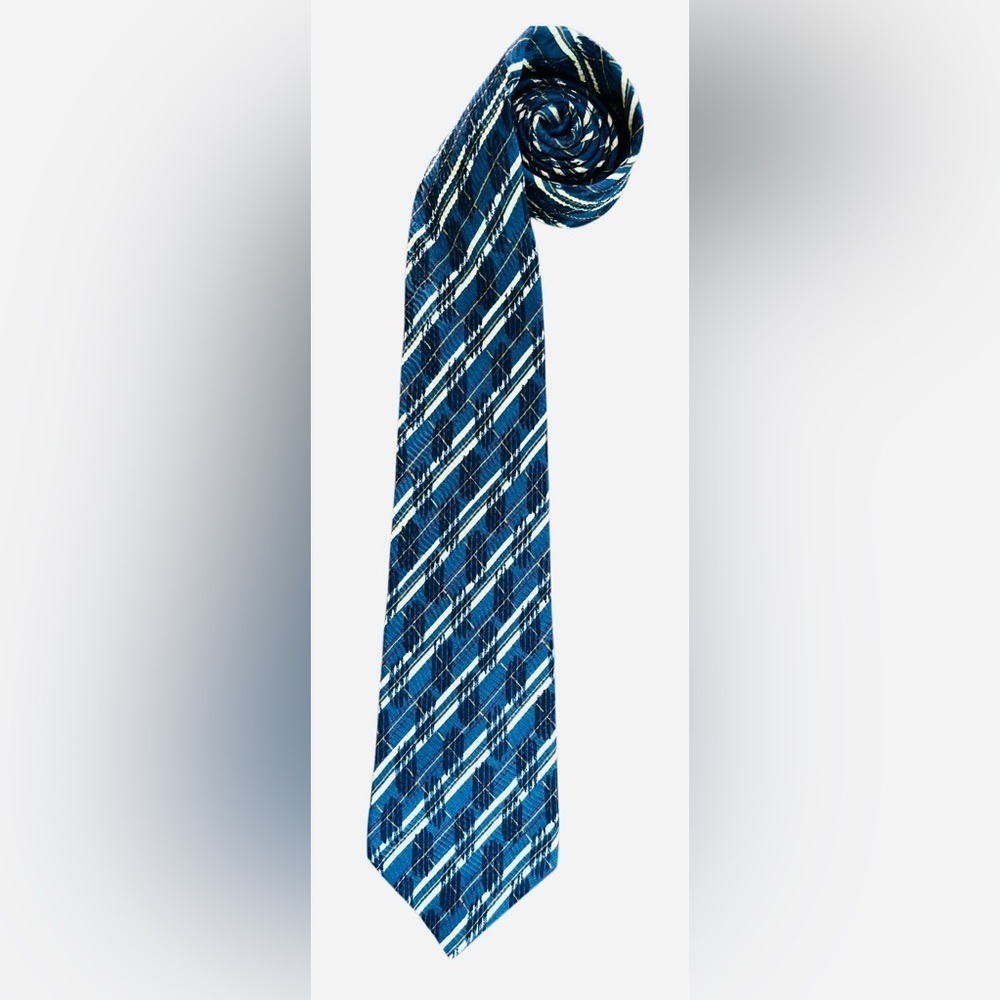 Classic Blue Striped Tie